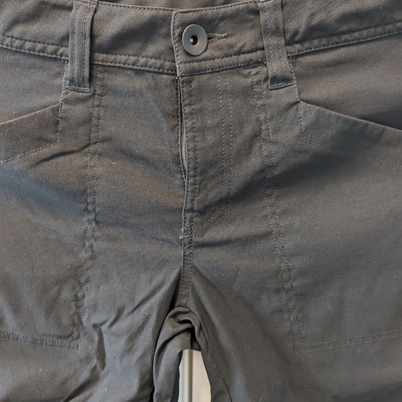 MEC Terrena Stretch Pants Hiking Black Size 4 Inseam 29.5" - Picture 12 of 14